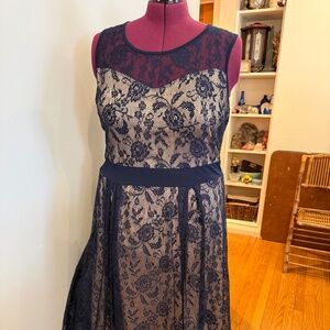 Blue lace formal